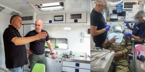 
Сергій Надал: Мобільна стоматологія продовжує лікувати воїнів-тернополян в «гарячих точках»