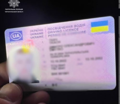 
У Тернополі спіймали водія на Mercedes з «липовими» документами (фотофакт)