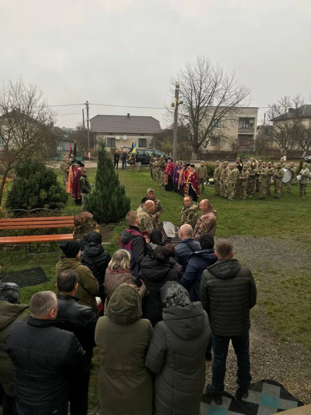 
У Гусятинській громаді прощалися з Олександром Романцовим (фото)