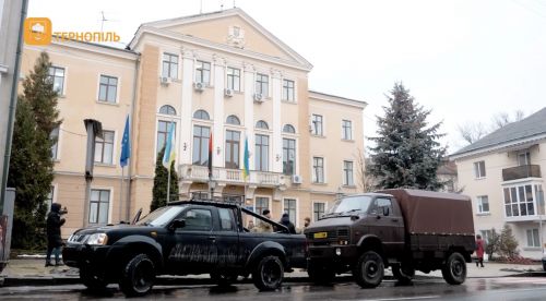 
Сергій Надал: Автомобілі від Тернополя допоможуть нашим захисникам знищувати орків