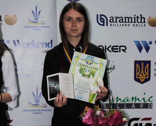 
Спортсменка з Тернополя здобула бронзу на Відкритому Кубку України з більярду