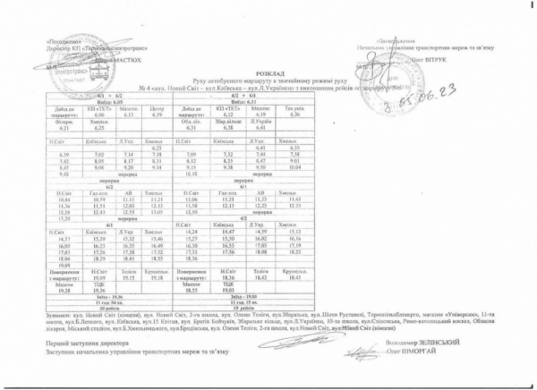 У Тернополі подовжили роботу 2 автобусних маршрутів
У Тернополі подовжили роботу 2 автобусних маршрутів