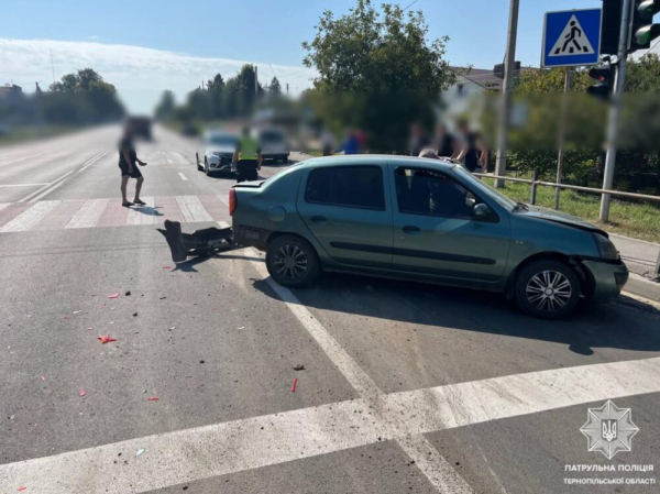 Автотроща на Бродівській в Тернополі: є травмовані