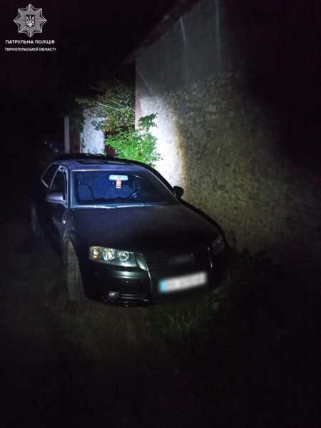 П’яний неповнолітній “мажор” на Audi втікав від поліції у Тернополі