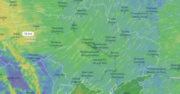 Грізний фронт з вітрами та опадами уже близько: на Тернопільщині ще гірше зіпсується погода (карта радару)