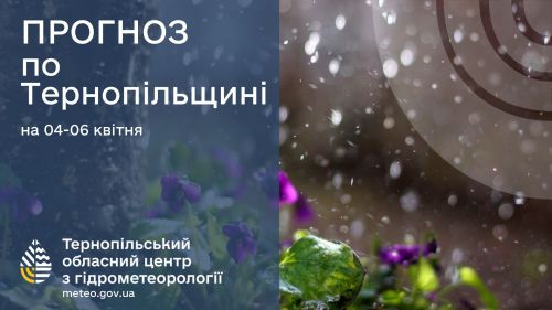 
В Тернопільській області у наступні дні дощитиме