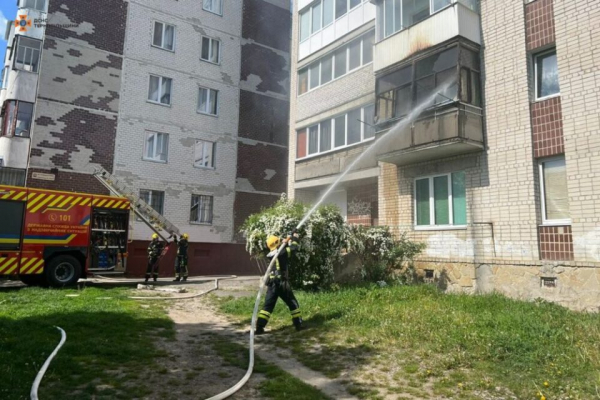 У Тернополі горіла квартира (фото, відео)