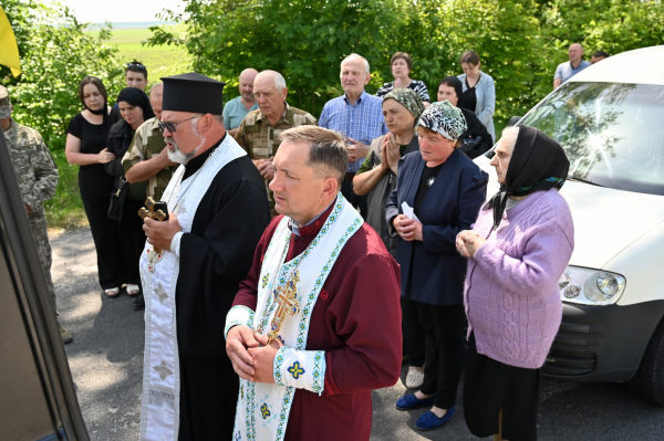 
У Лановецькій громаді зустріли загиблого на війні 20-річного нацгвардійця (фото)