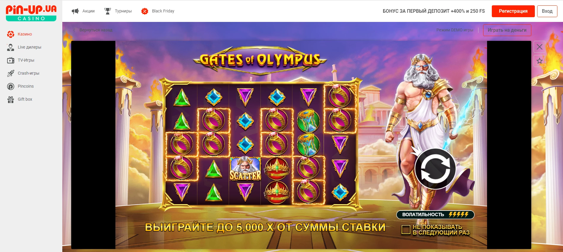 Gates Of Olympus: возможности и игровые характеристики игрового автомата