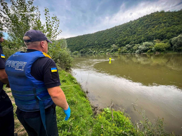 У Дністрі на Тернопільщині потонув молодий чоловік