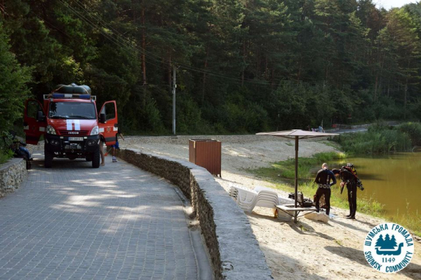 У парку на Тернопільщині облашували місце для купання