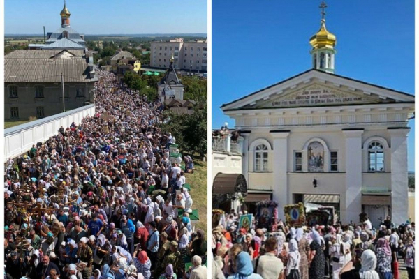 До Почаївської лаври прибули близько 30 тисяч паломників