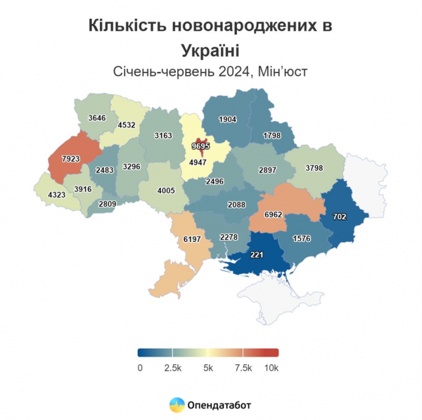 
В Україні смертність втричі перевищує народжуваність (дані статистики)