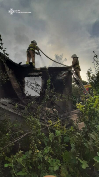 На Тернопільщині горіло господарство