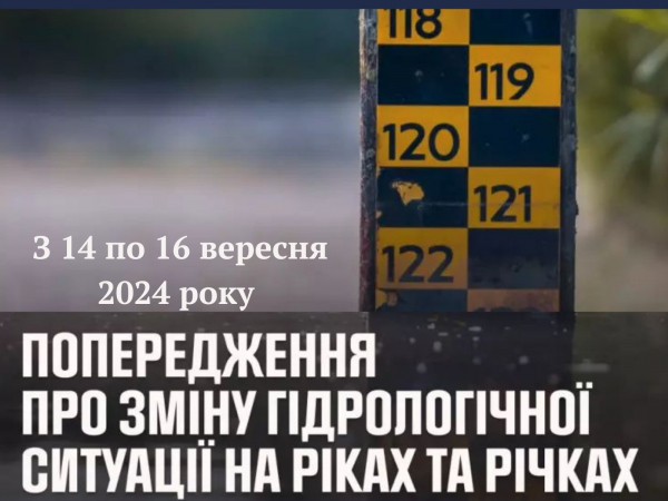 
Гідрометцентр попереджає про підвищення рівнів води в річках на Тернопільщині