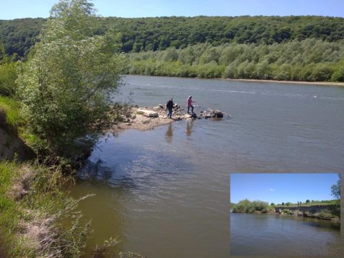 
На Чортківщині критично обвалюється берег річки Дністер (фото)