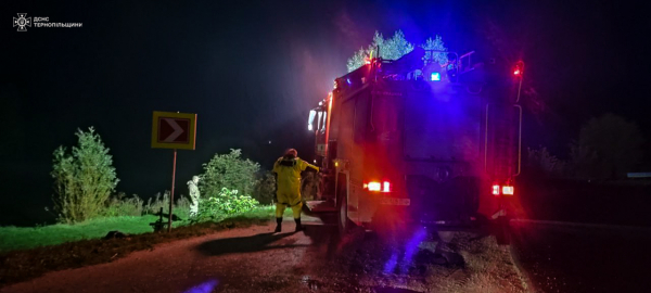 
У Тернопільському районі рятувальники витягнули зі ставу авто (фото)