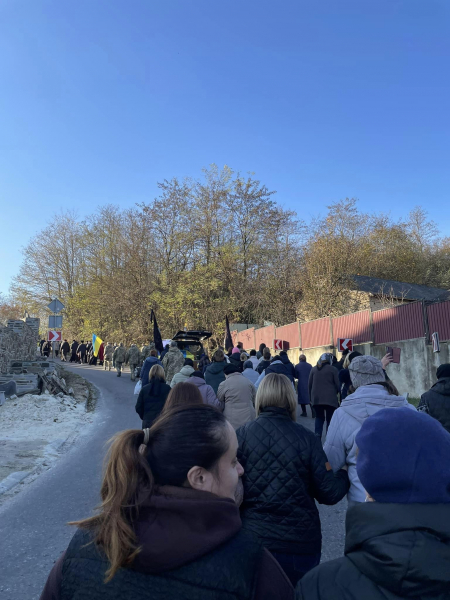 
На Чортківщині попрощалися з загиблим воїном Мирославом Пиховичем (фото)