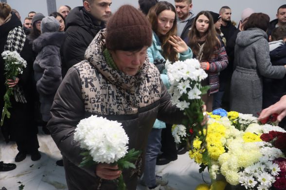 Тернополяни прощаються із Віталієм Ременцем, який загинув внаслідок влучанння ворожого дрона