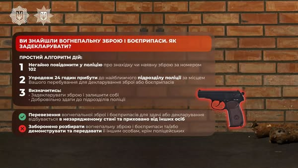 
На Тернопільщині триває кампанія з декларування вогнепальної зброї (фото)