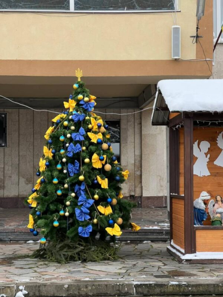 “Хто помер?”: “нова” ялинка у Підволочиську знову стала зіркою соцмереж