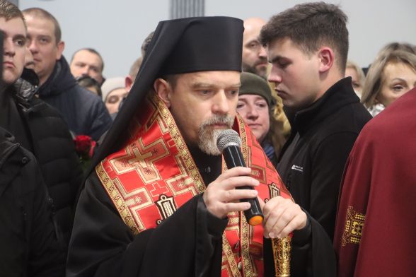 Тернополяни прощаються із Віталієм Ременцем, який загинув внаслідок влучанння ворожого дрона