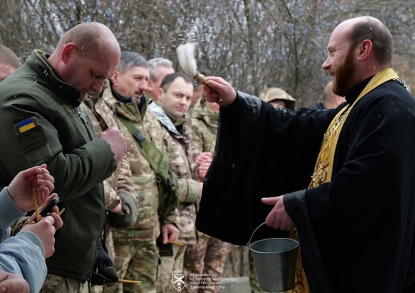 
На Йордан похрестили військового з Тернопільської бригади (фото)