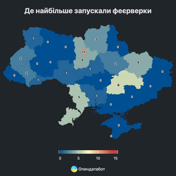 В Україні більшає вироків за запуск феєрверків та салютів