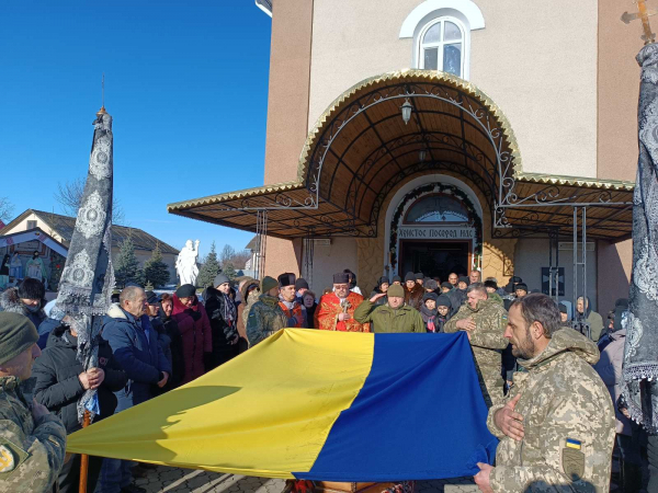 
На Борщівщині поховали 51-річного захисника Івана Жмуда (фото)