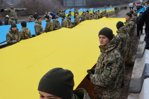 На межі Тернопільщини та Хмельниччини у День Соборності зустрілись представники чотирьох областей