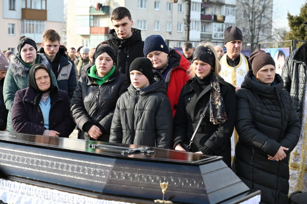 
На Лановеччині попрощались із загиблим військовим Василем Герасимюком (фото)