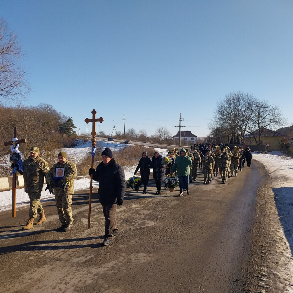 
На Борщівщині поховали 51-річного захисника Івана Жмуда (фото)