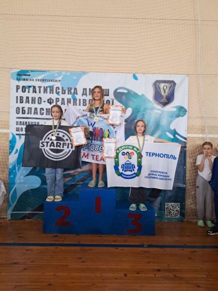 Тернопільські плавці вибороли 13 нагород на змаганнях у Рогатині (фото)