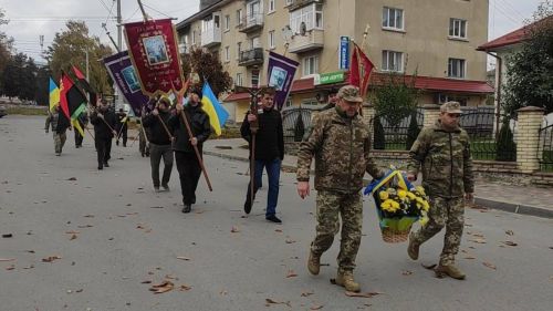 У Козівській громаді провели в останню дорогу ветерана війни Віталія Саніцького (фото)