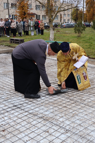 У Козовій розпочали будівництво каплиці Святого Пантелеймона (фото)