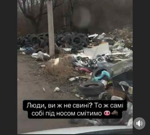 «Люди, ви ж не свині?»: тернополянин показав стихійне сміттєзвалище на Гайовій (відео)
