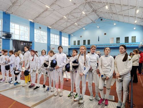 Фехтувальниці з Тернополя завоювали призові місця на етапі Всеукраїнської ліги пам'яті В.Миронюка (фото)