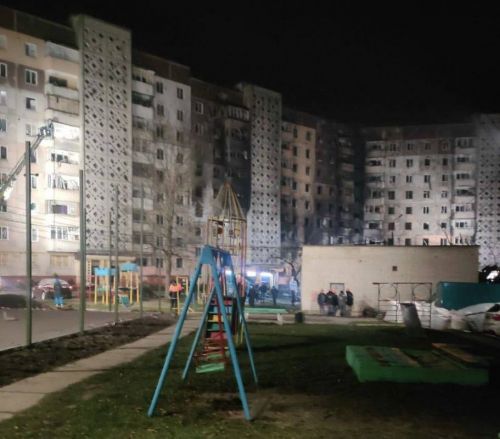 У Тернополі посилили безпеку біля пошкоджених будинків (фото)