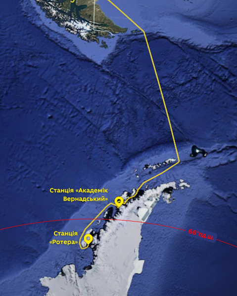 Полярне коло вперше перетнув український криголам «Ноосфера»: детальніше про міжнародні дослідження (ФОТО)