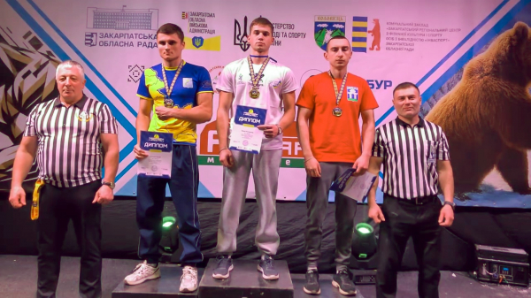 Студент з Тернополя Володимир Дурда став чемпіоном України з армрестлінгу (фото)