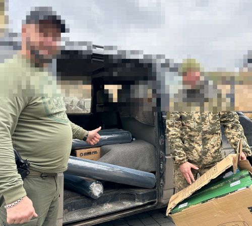 «Українська команда» Тернопільщини передала допомогу воїнам 160-ї бригади (фото)