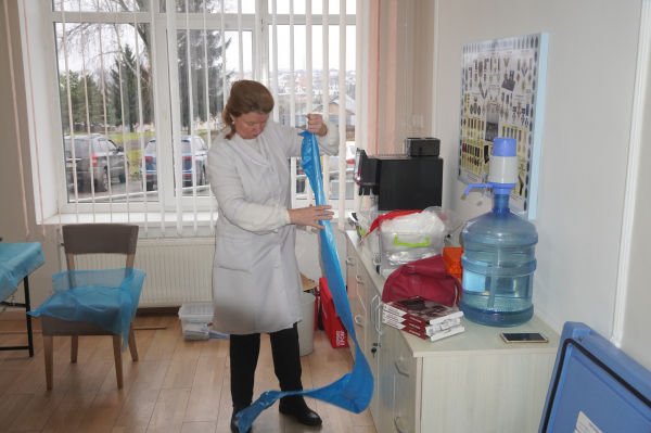 У Байковецькій громаді провели мобільний забір крові для військових (фото)