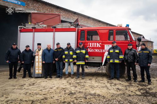 У селі Тернопільського району відкрили нову пожежну частину (фото)