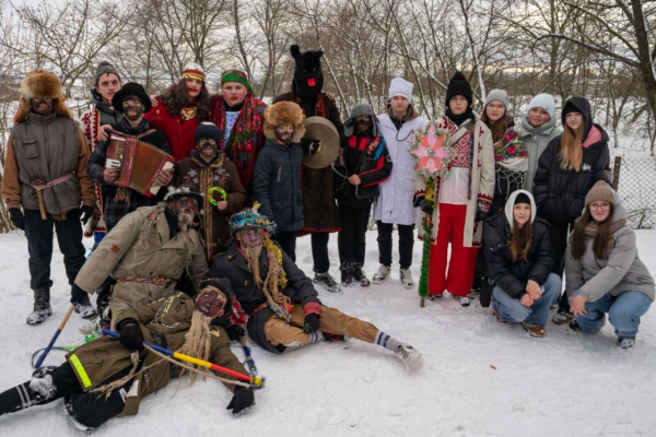 У селі на Чортківщині водили Маланку (фото)