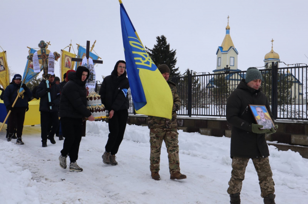 Борсуківська громада попрощалася з Героєм Володимиром Шибистим (фото)