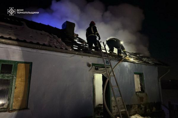 Чотири пожежі за добу зафіксували рятувальники на Тернопільщині (фото)