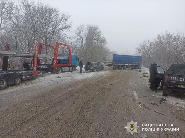 Через різке похолодання на Тернопільщині зростає ризик ДТП (фото)
