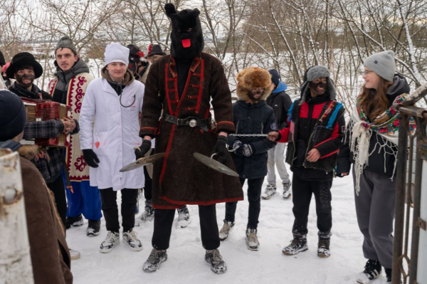 У селі на Чортківщині водили Маланку (фото)