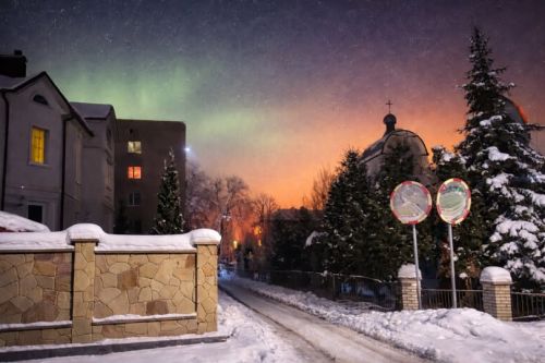 Полярне сяйво дісталося до України через магнітні бурі (фото)