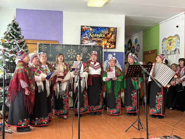У Борсуках відбувся фестиваль коляди «У небі зірка засіяла» (фото)